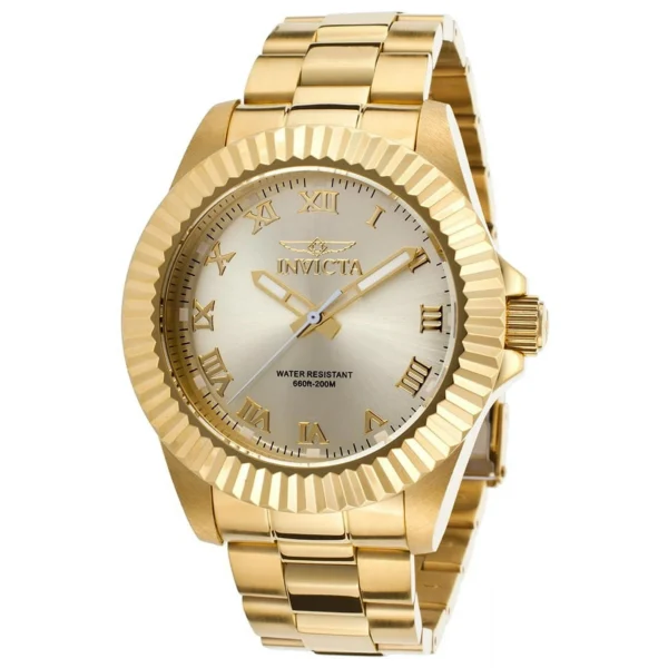 Invicta Pro Diver Champagne Dial Gold-tone Watch