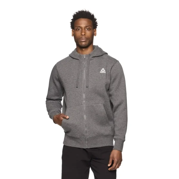 Reebok Mens and Big Mens Game Day Full Zip Hoodie